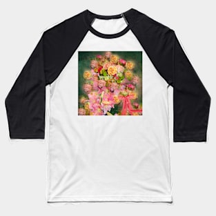 ROSES BOUNTIFUL SO SHABBY CHIC Baseball T-Shirt